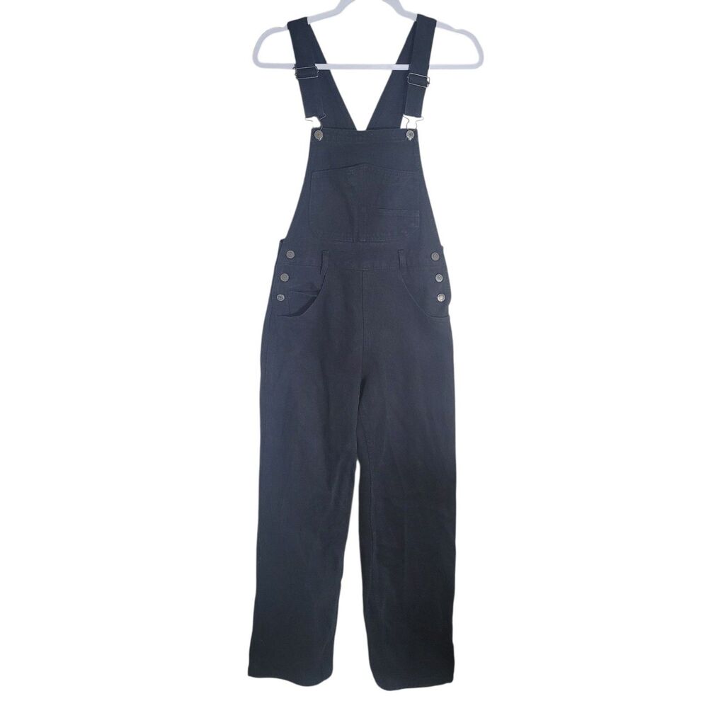 John Gault Overalls Bib Jeans Women's Small Black Denim Casual Brandy Melville